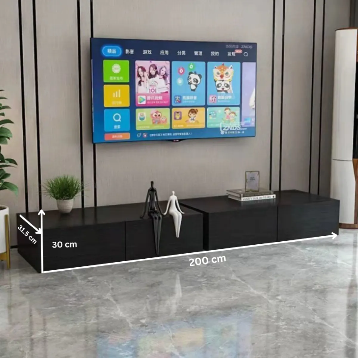 visokokvalitetni tv stolić - više boja i dimenzija - slika 5