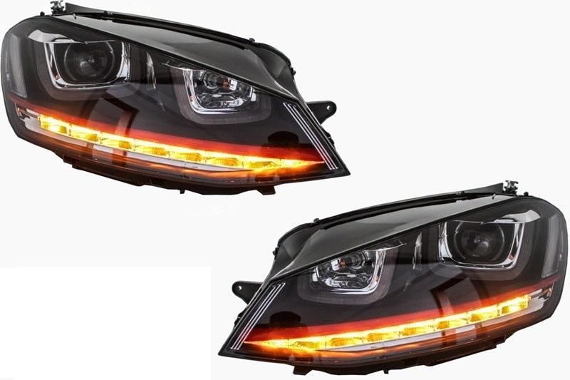 3d led drl farovi+maska- gti dizajn za vw golf 7- super izgled! - slika 6