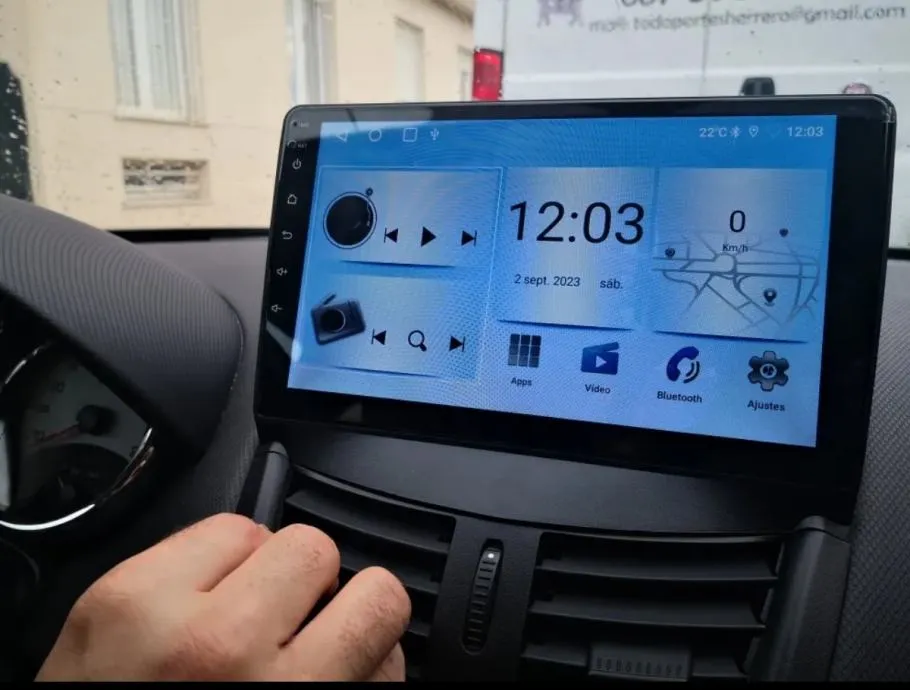 original android za peugeot 207 2006-2015 multimedija gps + kamera - slika 4