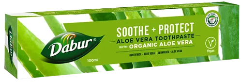 pasta za zube aloe vera dabur (bez fluora) 100ml - slika 7