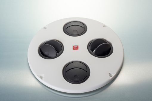 Difuzor izlaza zraka sa zatvaranjem za krovni ventilator
