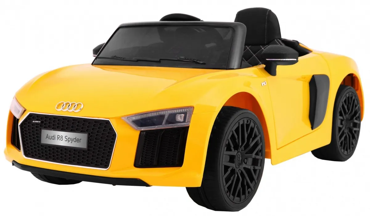 Licencirani auto na akumulator Audi R8 Spyder RS - žuti - Mursko Središće