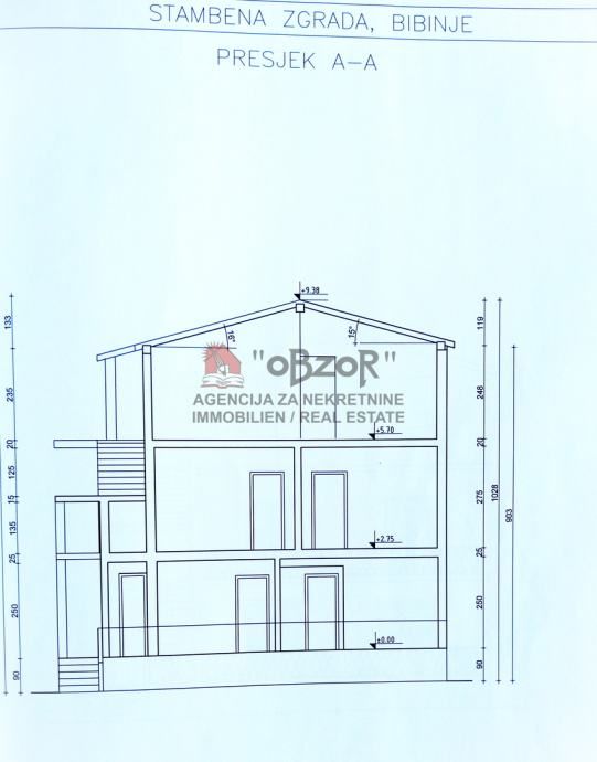 bibinje-apartmanska kuća- drugi red od mora - slika 16