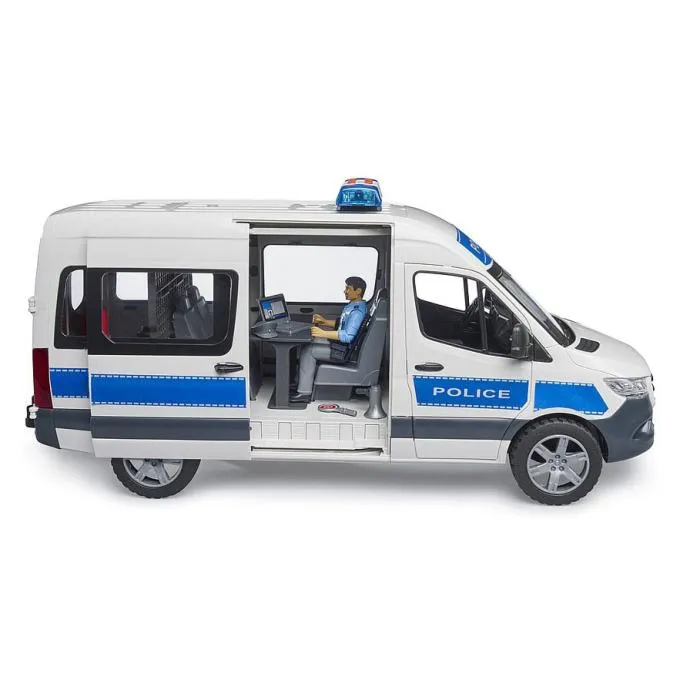 bruder policijski kombi mb sprinter - slika 2