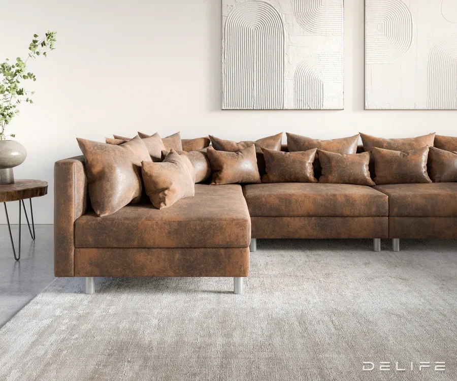 kutna garnitura clovis xl 400x185cm, materijal: mikrovelur - slika 6