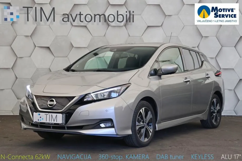 Nissan Leaf N-Connecta 62kW 360-KAMERA NAVI DAB TEMPOMAT - Ljubljana