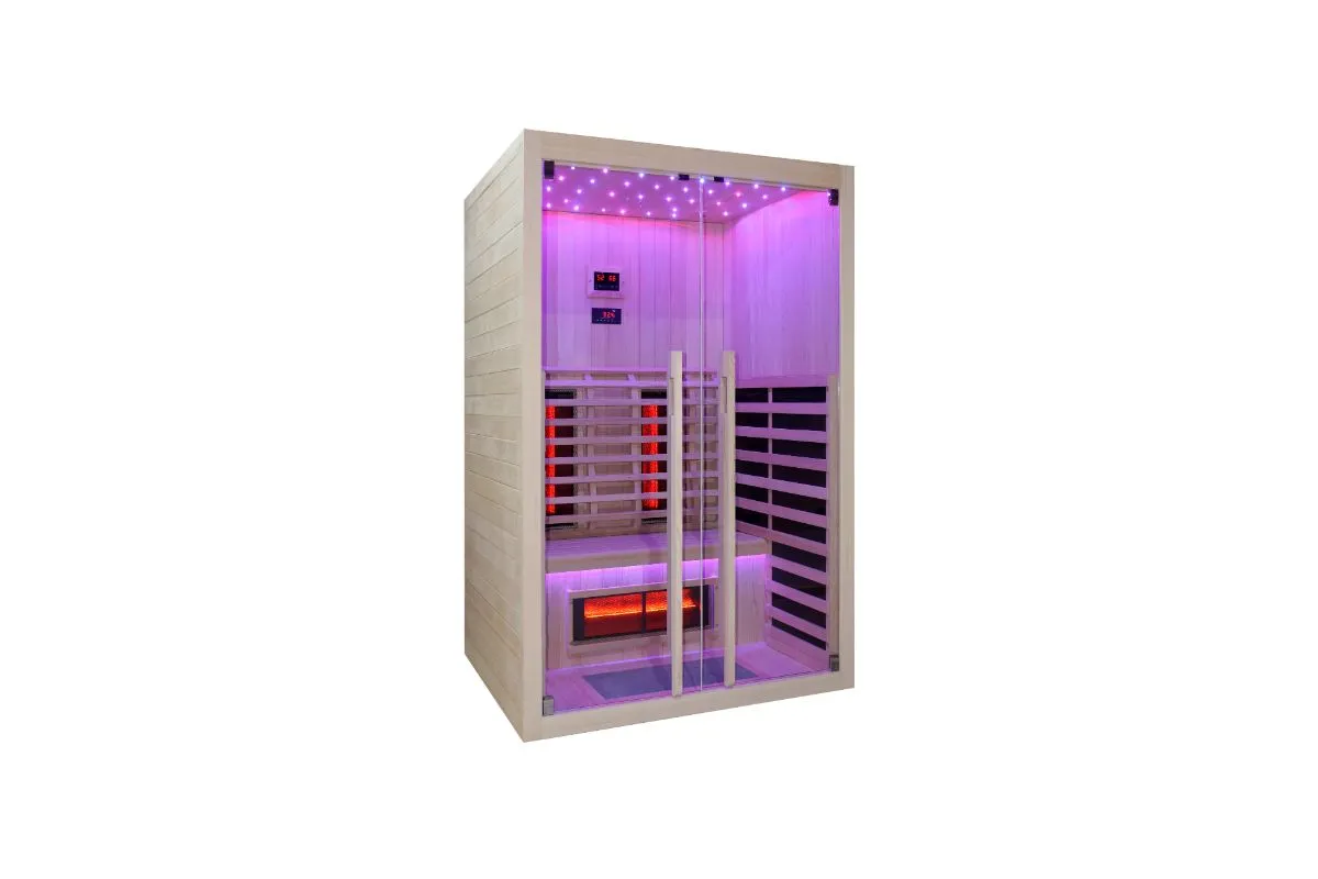 infracrvena sauna – full spectrum + karbonski grijači 130 x 110 x 200 - slika 4