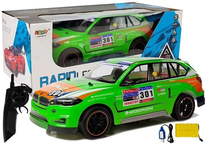 Auto na daljinsko upravljanje Sports Car R/C 1:10 2.4G Green - zeleni - Mursko Središće
