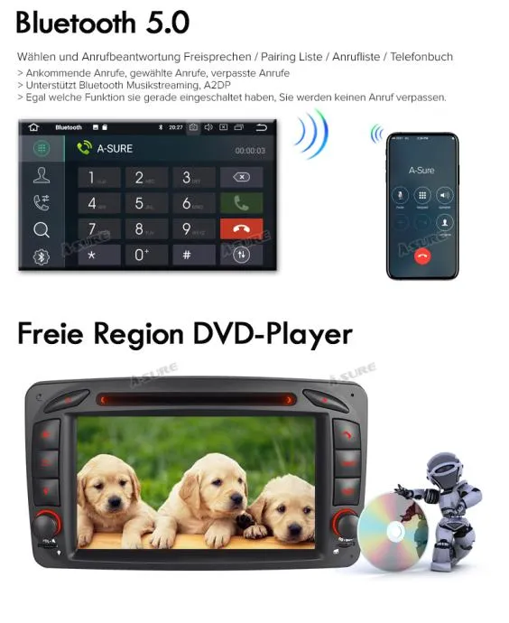original android mercedes clk w209 w203 s203 c209 gps wifi navigacija - slika 11