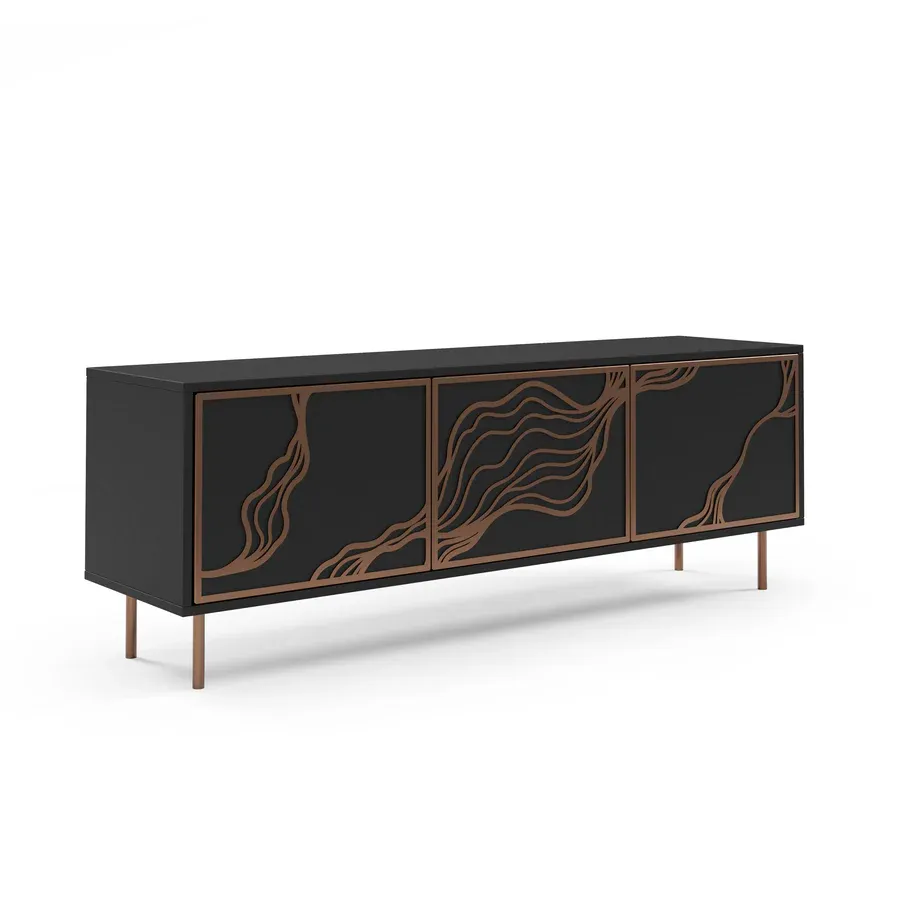 Tv Komoda Maris 161x38cm, Materijal: Laminirana ploča - Čakovec