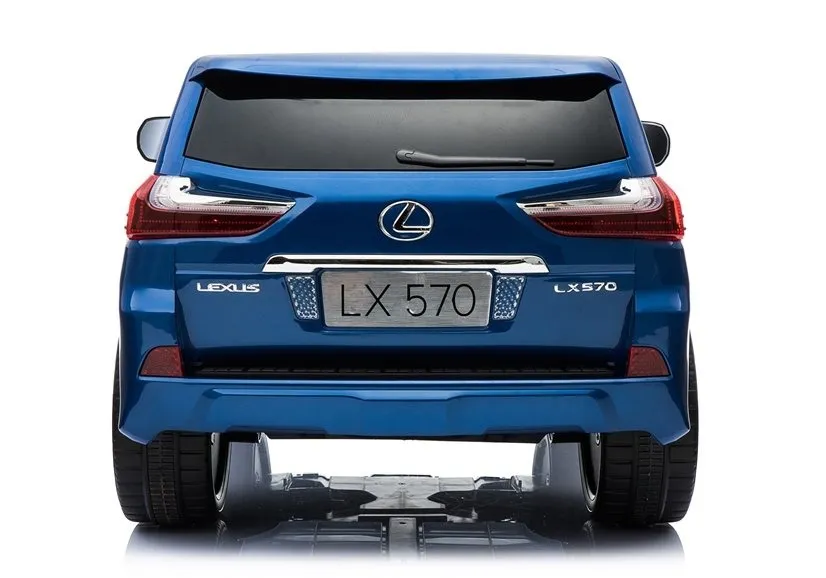 licencirani auto na akumulator lexus dk-lx570 - plavi/lakirani - slika 5