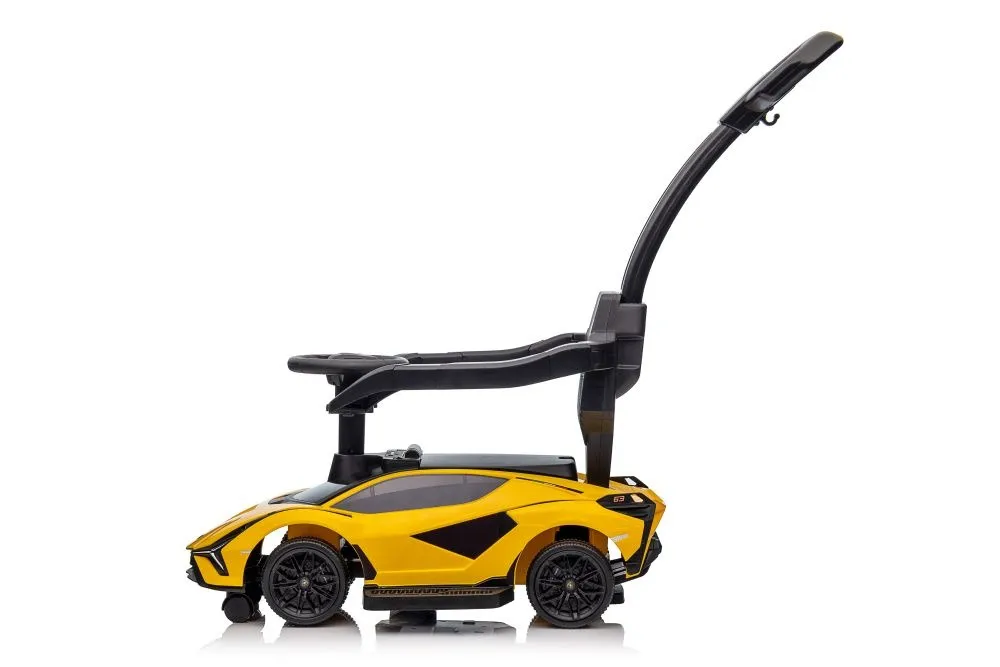 dječja guralica lamborghini qls-996t - žuta - slika 3