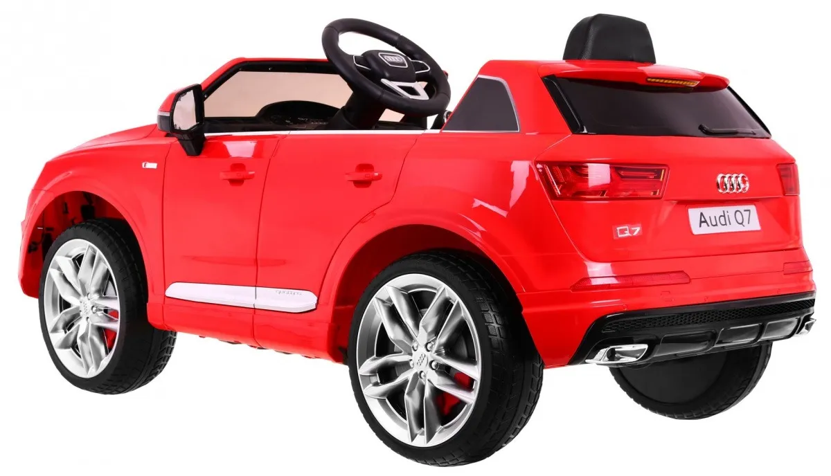 licencirani auto na akumulator audi q7 - crveni - slika 2