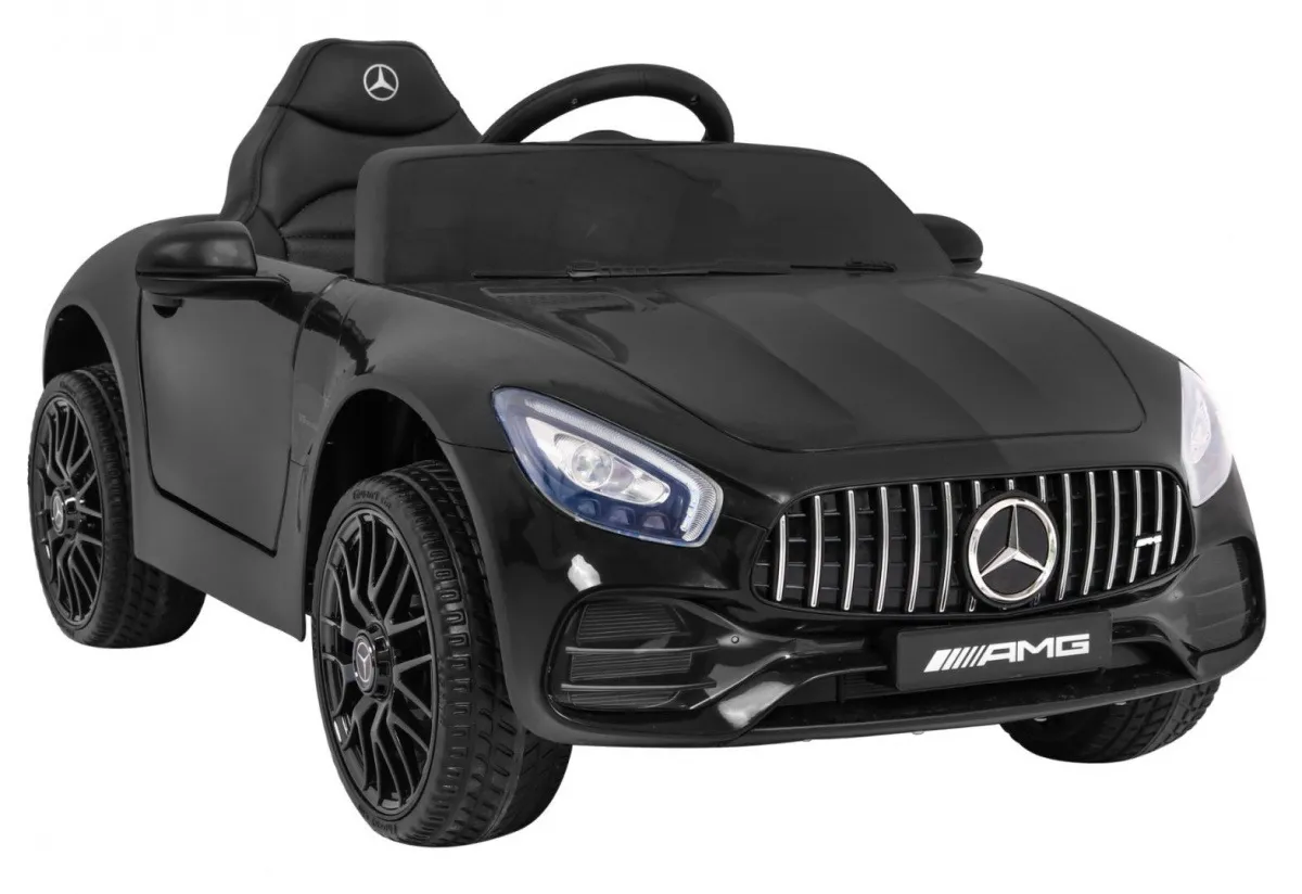 licencirani auto na akumultor mercedes benz gt - crni - slika 7