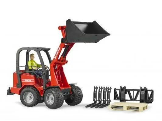 bruder bager schäffer compact loader 2034 - br02191 - slika 2