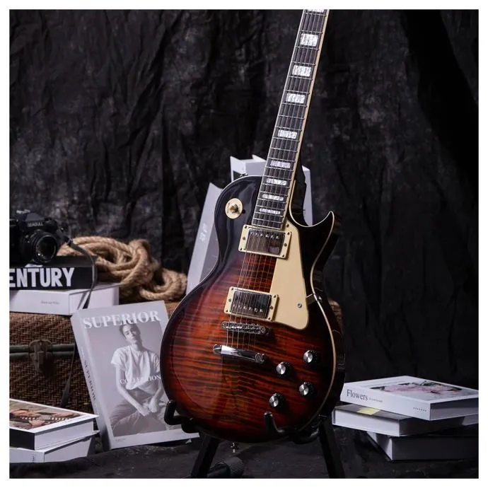 grote gtlp-02 blue, red ili ts električna gitara - slika 9