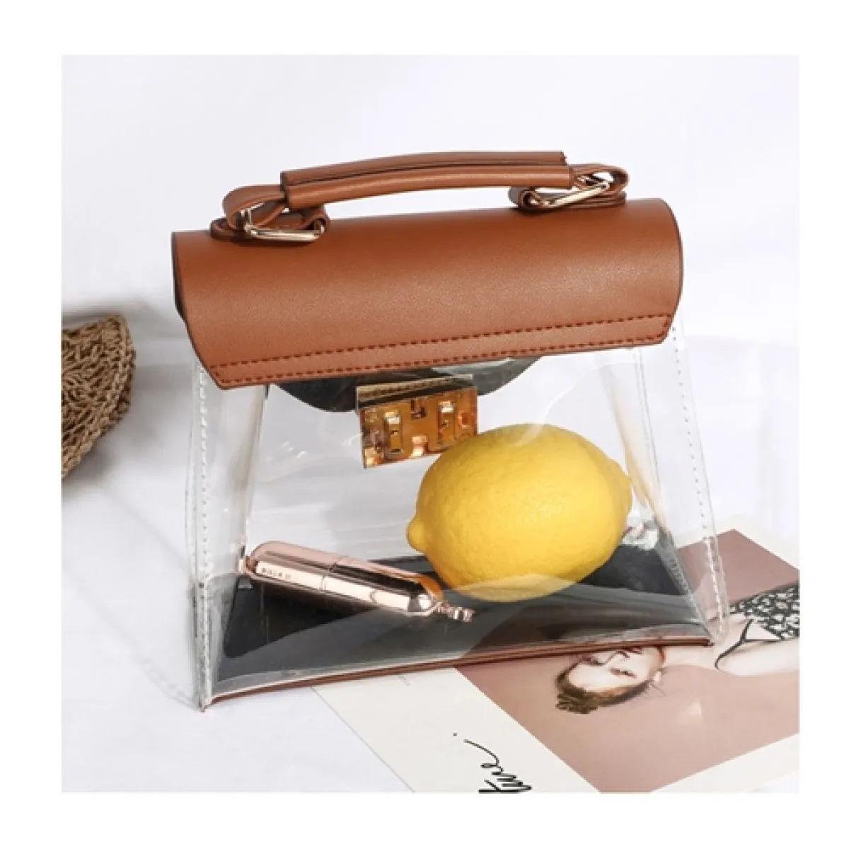 ženska torba - transparent bag - slika 2