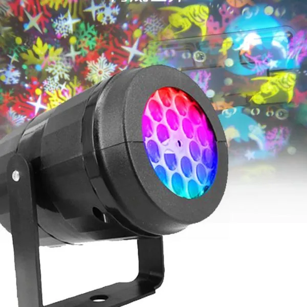 božićni led projektor sa 16 motiva - holidate night - slika 5