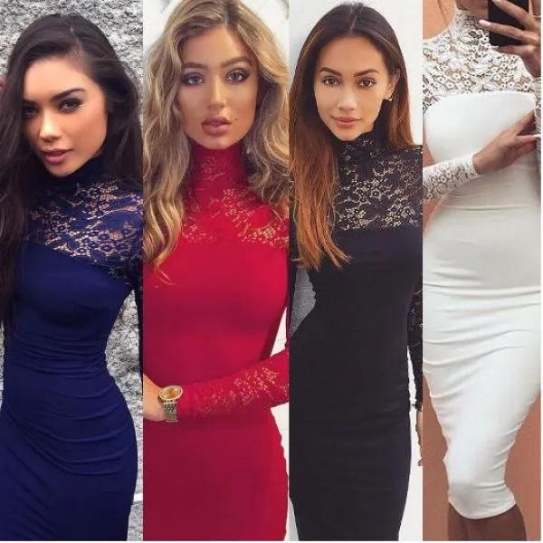 elegantna čipkasta haljina amelia - slika 8