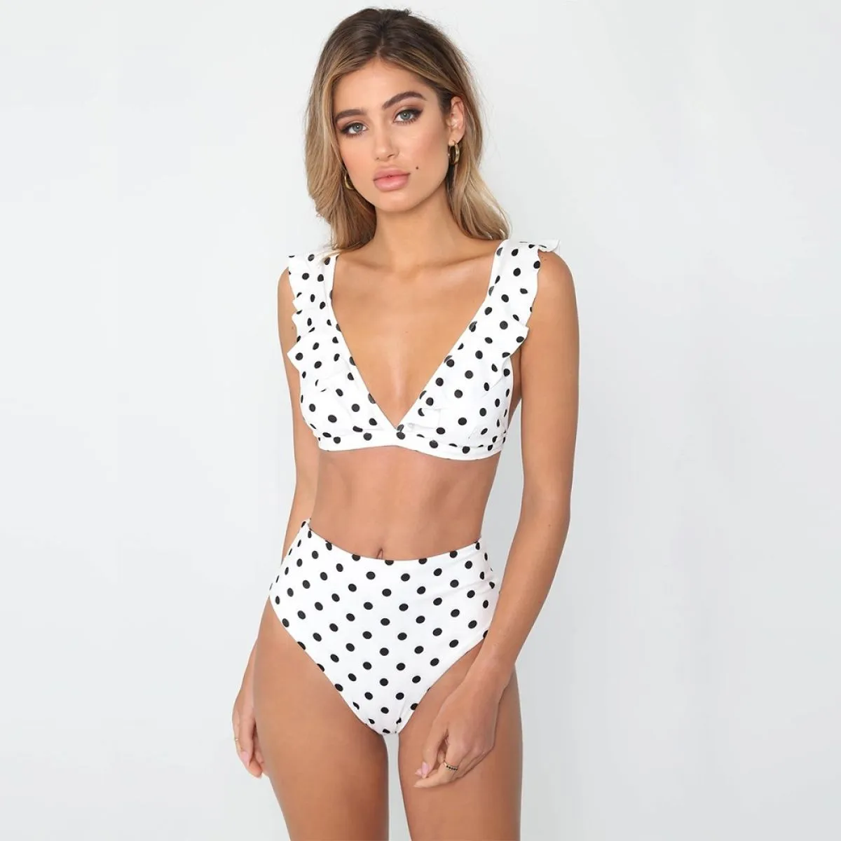 bikini s točkicama polka dot - slika 2