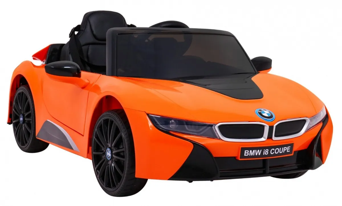 licencirani auto na akumulator bmw i8 lift - narančasti - slika 4