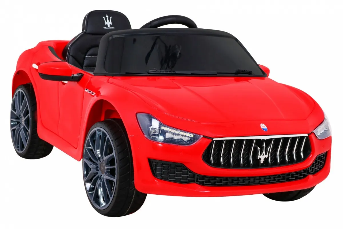 licencirani auto na akumulator maserati ghibli - crveni - slika 9
