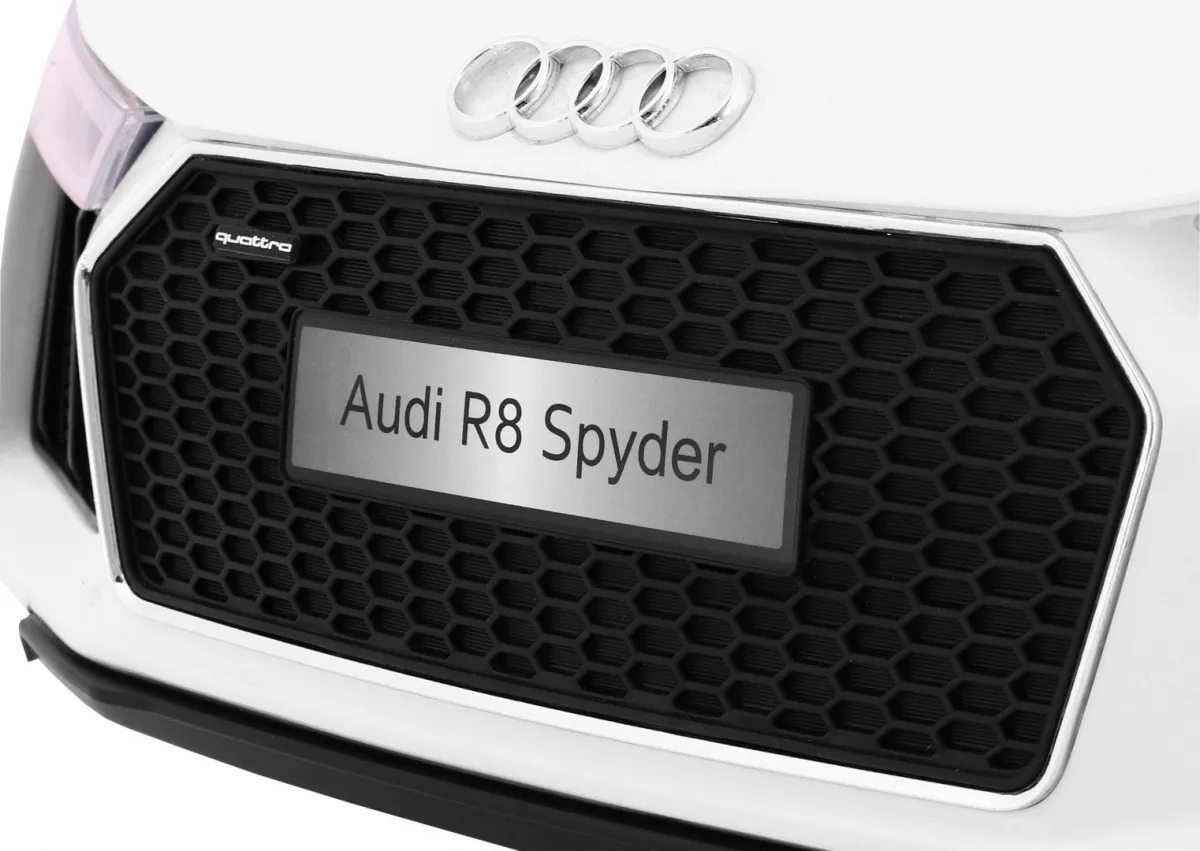 licencirani auto na akumulator audi r8 spyder rs - bijeli - slika 7