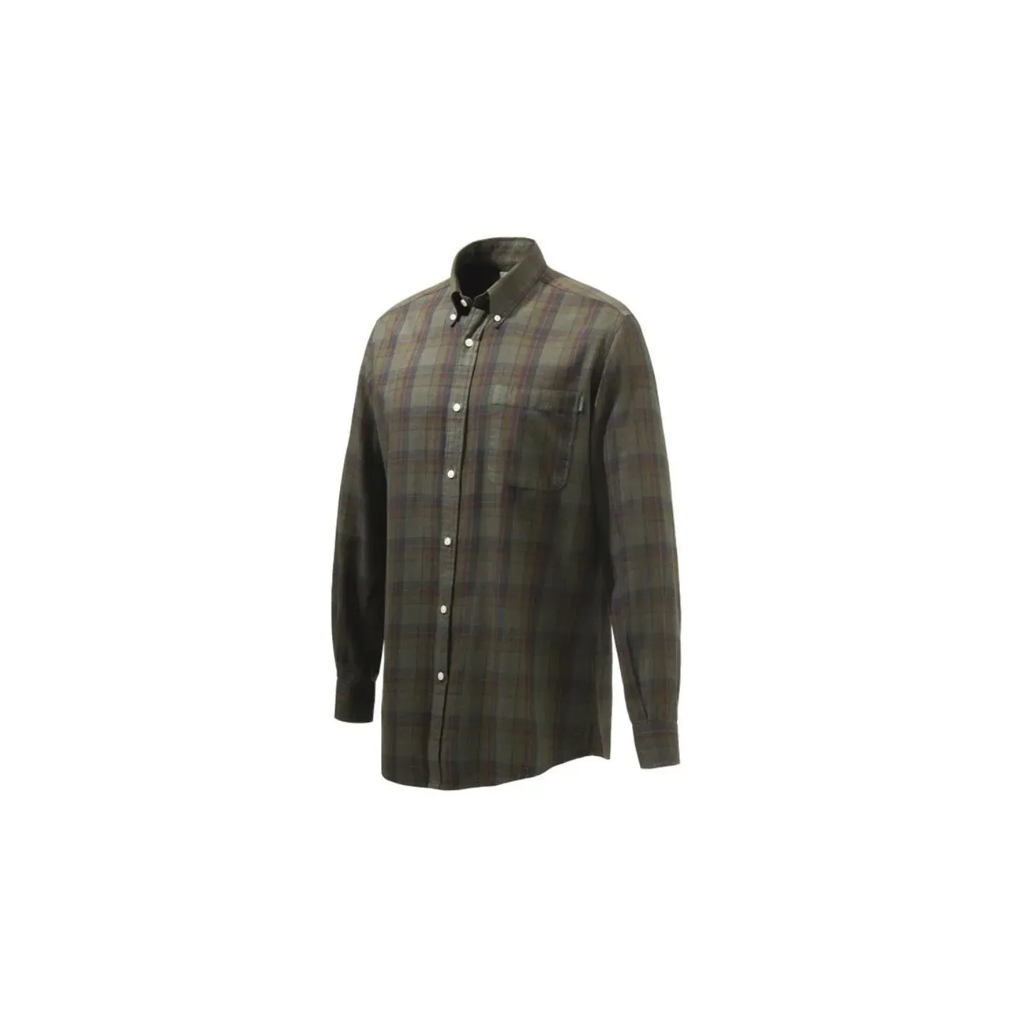 Karirana muška košulja Beretta Wood Button Down bež/crvena - Poreč