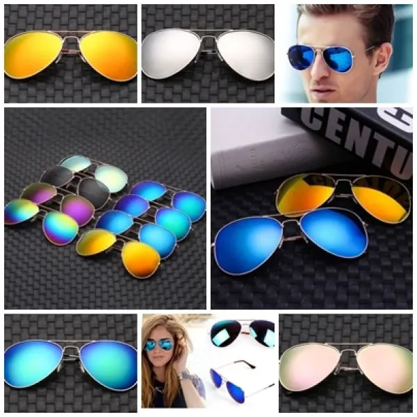 (paket 5kom) aviator zrcalne sunčane naočale uv400 promocija mjeseca - slika 2