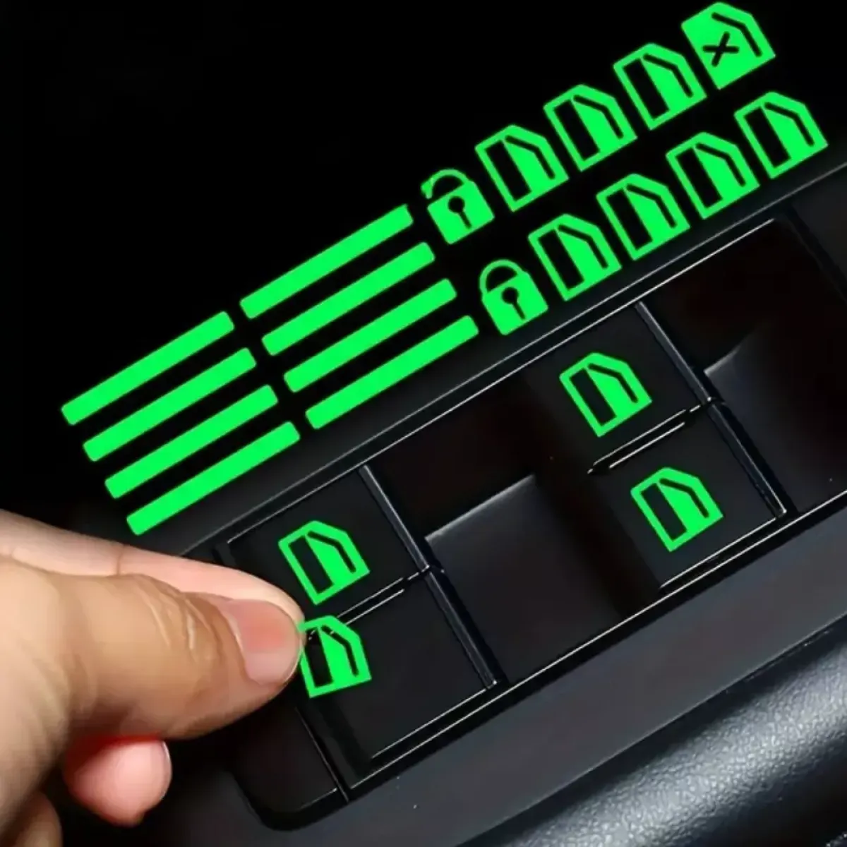 fluorescentne naljepnice za tipke automobila - slika 2