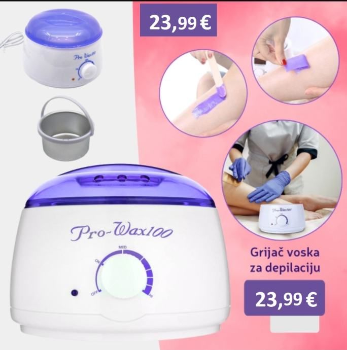 depilacija profesionalni grijač voska + račun - slika 4