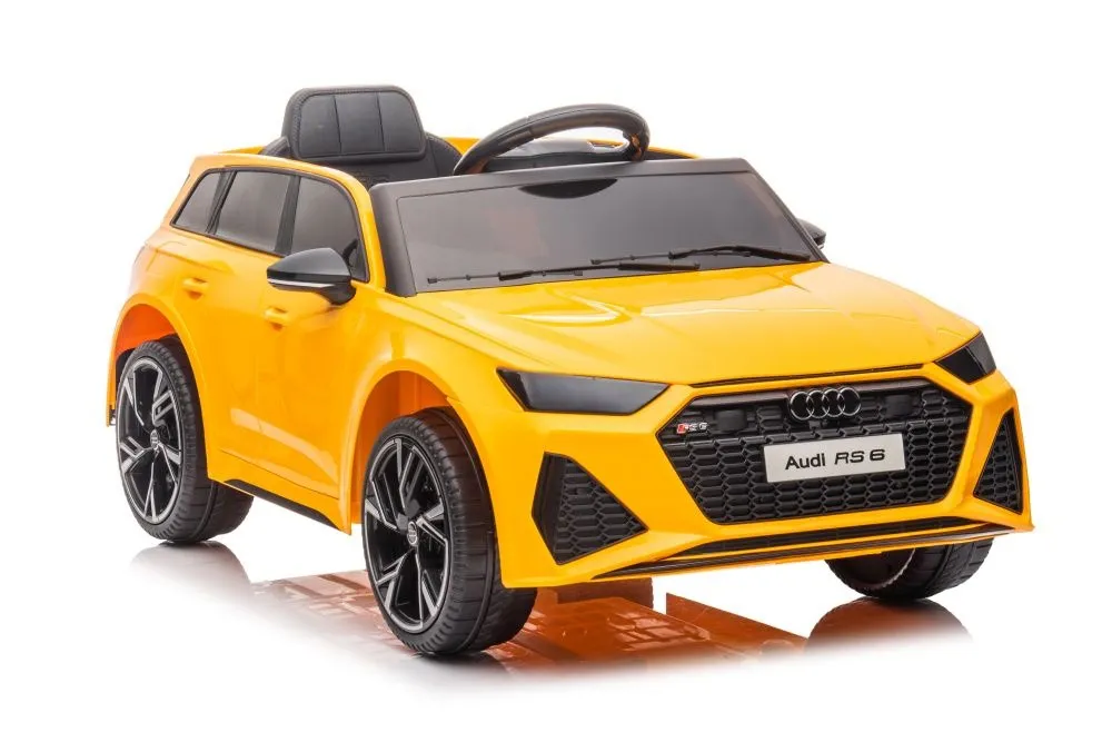 Licencirani auto na akumulator Audi RS6 - žuti - Mursko Središće