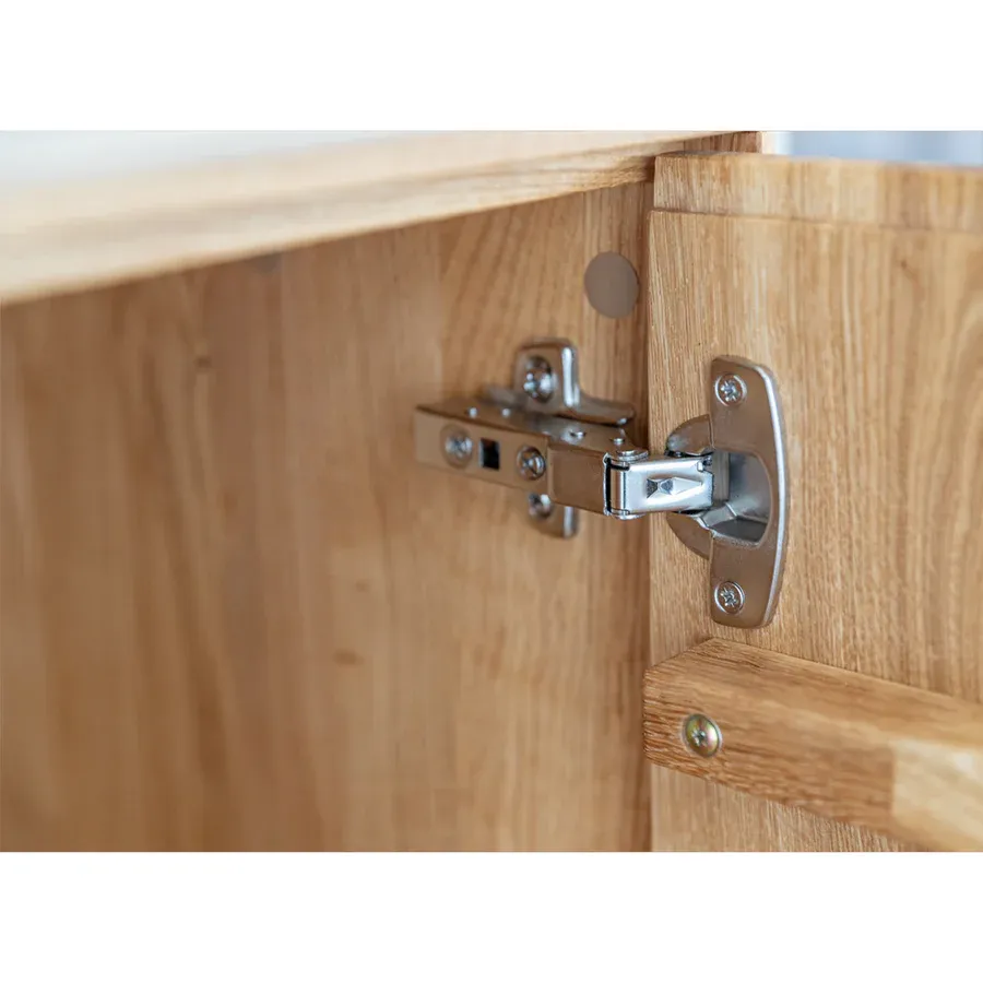 vitrina collodi 135x115cm, materijal: masivno drvo hrast - slika 10