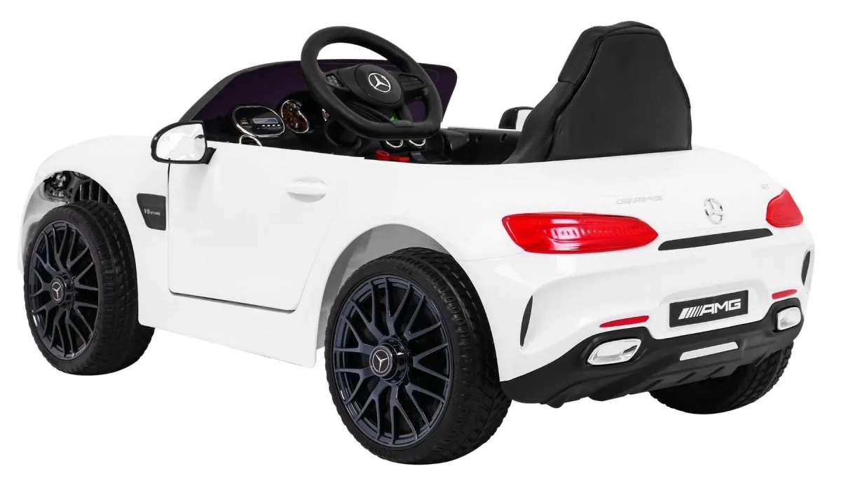 licencirani auto na akumultor mercedes benz gt - bijeli - slika 4