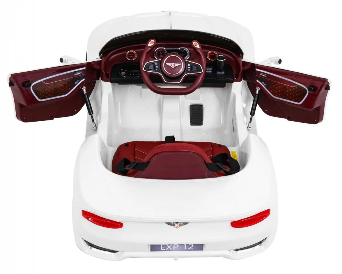 licencirani auto na akumulator bentley exp12 - bijeli - slika 4