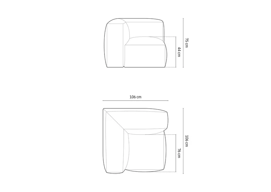 modul martina, 106x106cm, materijal: baršun - slika 6