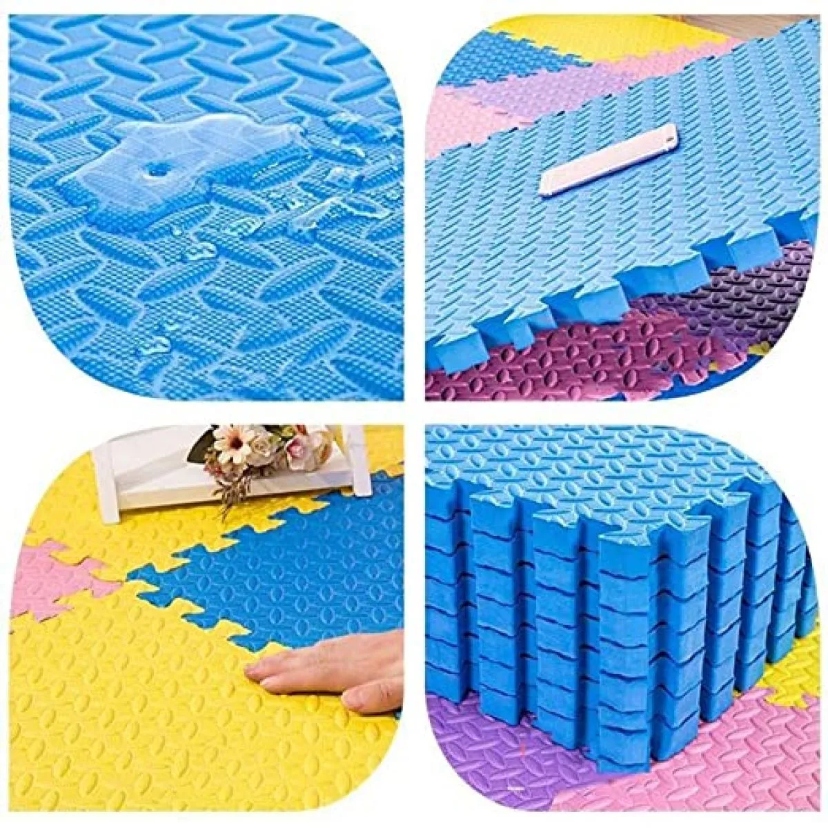 (6kom) vodootporne spužvaste tepih puzzle - slika 3