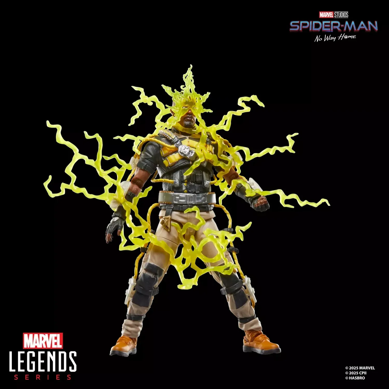 marvel legends series: spider-man – marvel’s electro figura, 15cm - slika 4