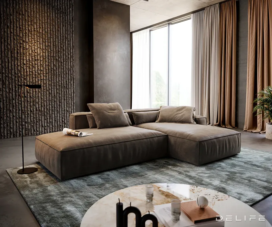 modularna garnitura freestyle 310x200cm, materijal: mikrofibra - slika 2