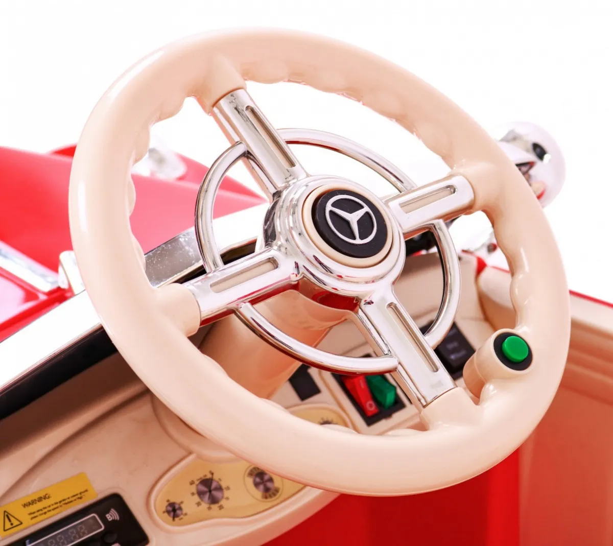 licencirani auto na akumultor mercedes benz retro type 540a - crveni - slika 9