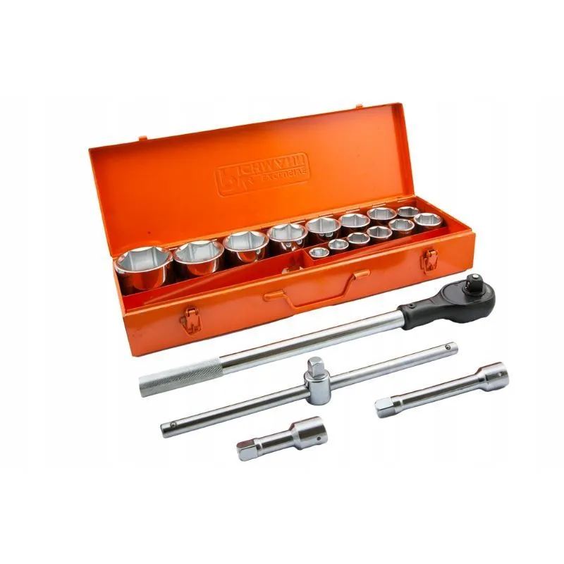 set šesterokutnih nasadnih ključeva 3/4", 22 - 65mm - slika 2
