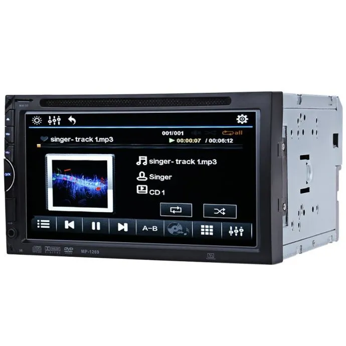 2din auto radio dvd, aux, mp3, usb,sd kartica, bluetooth + daljinski - slika 2