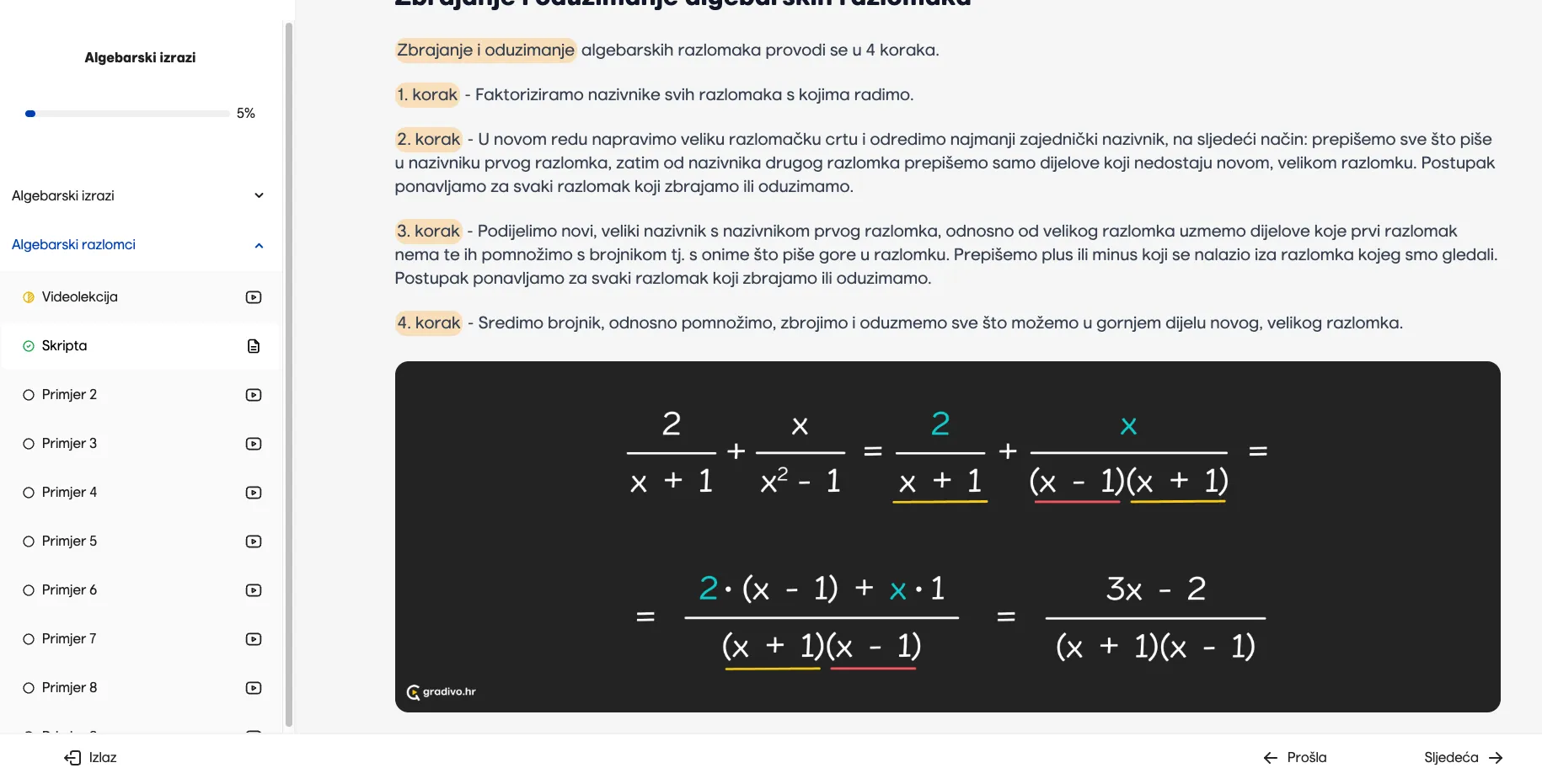 online instrukcije za 1. srednje | gradivo.hr - slika 5