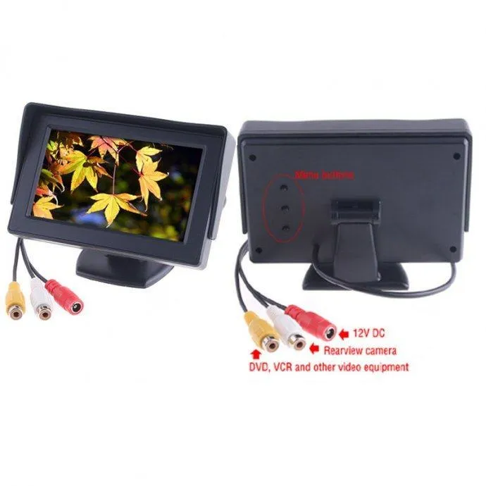 4.3'' lcd monitor za cctv / bežične kamere - slika 2