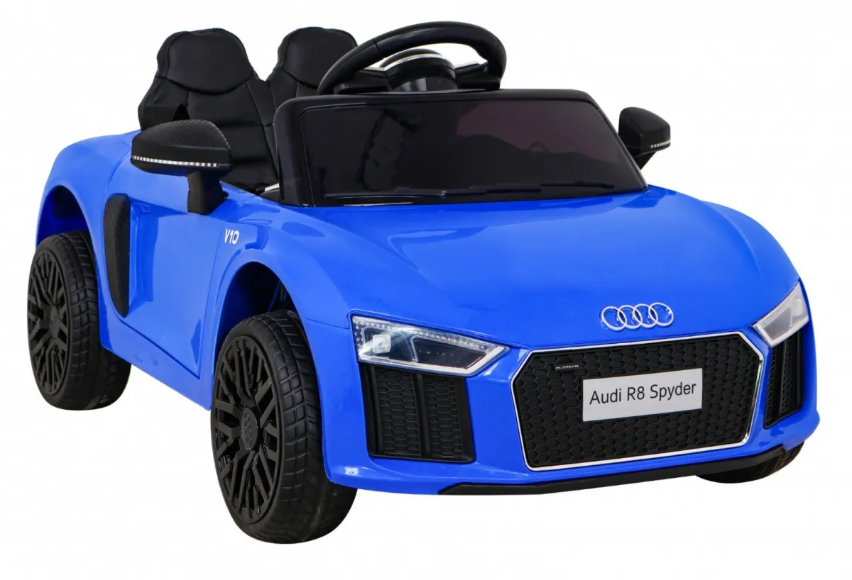 licencirani auto na akumulator audi r8 - plavi - slika 7