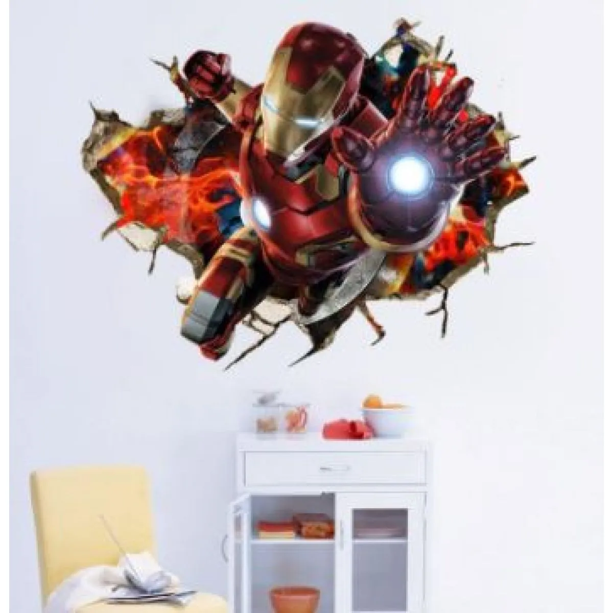 3d wall sticker iron man - slika 2