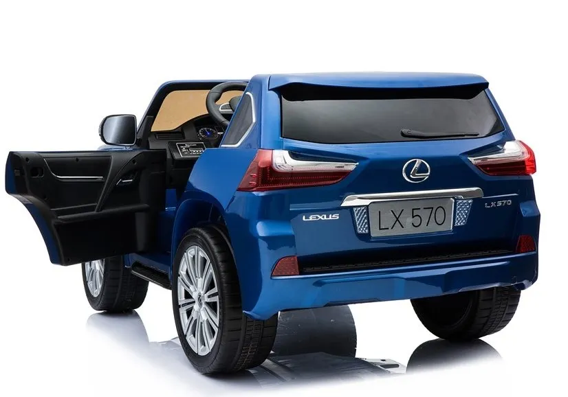 licencirani auto na akumulator lexus dk-lx570 - plavi/lakirani - slika 9