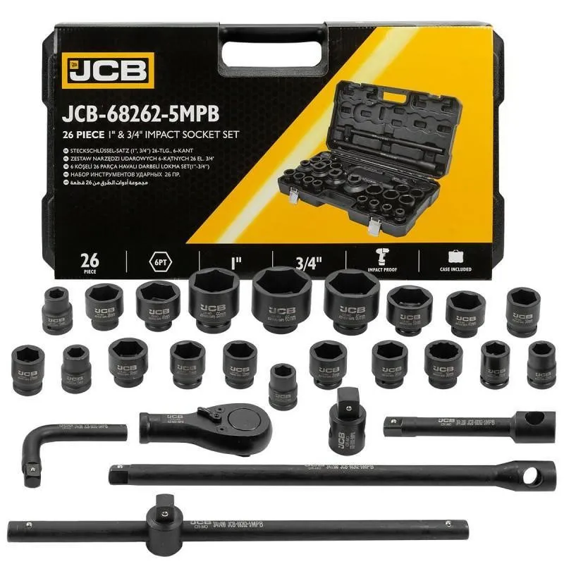 Set nasadnih udarnih ključeva 3/4" (17-50mm) i 1" (55-65 mm) - Čakovec
