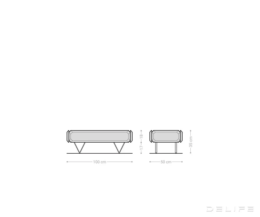 klub stolić kiano 100x50cm, materijal: bagrem - slika 7