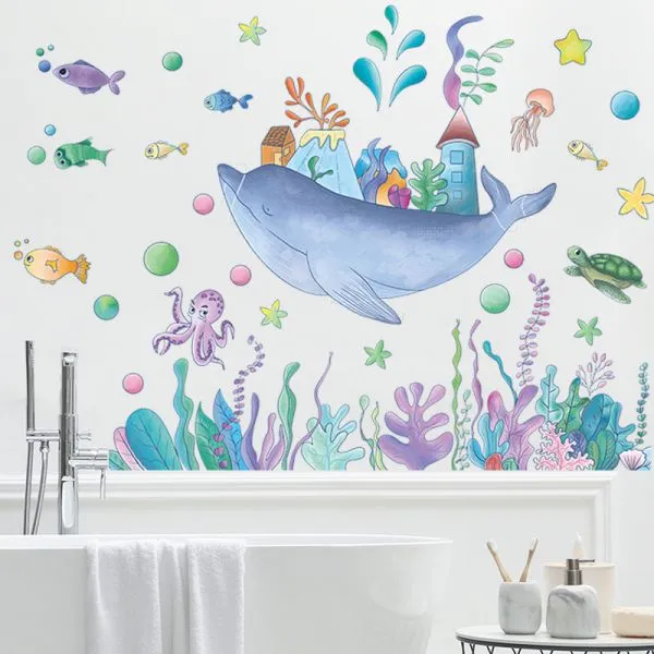 Zidna naljepnica Whale - Zagreb, Novi Zagreb - istok